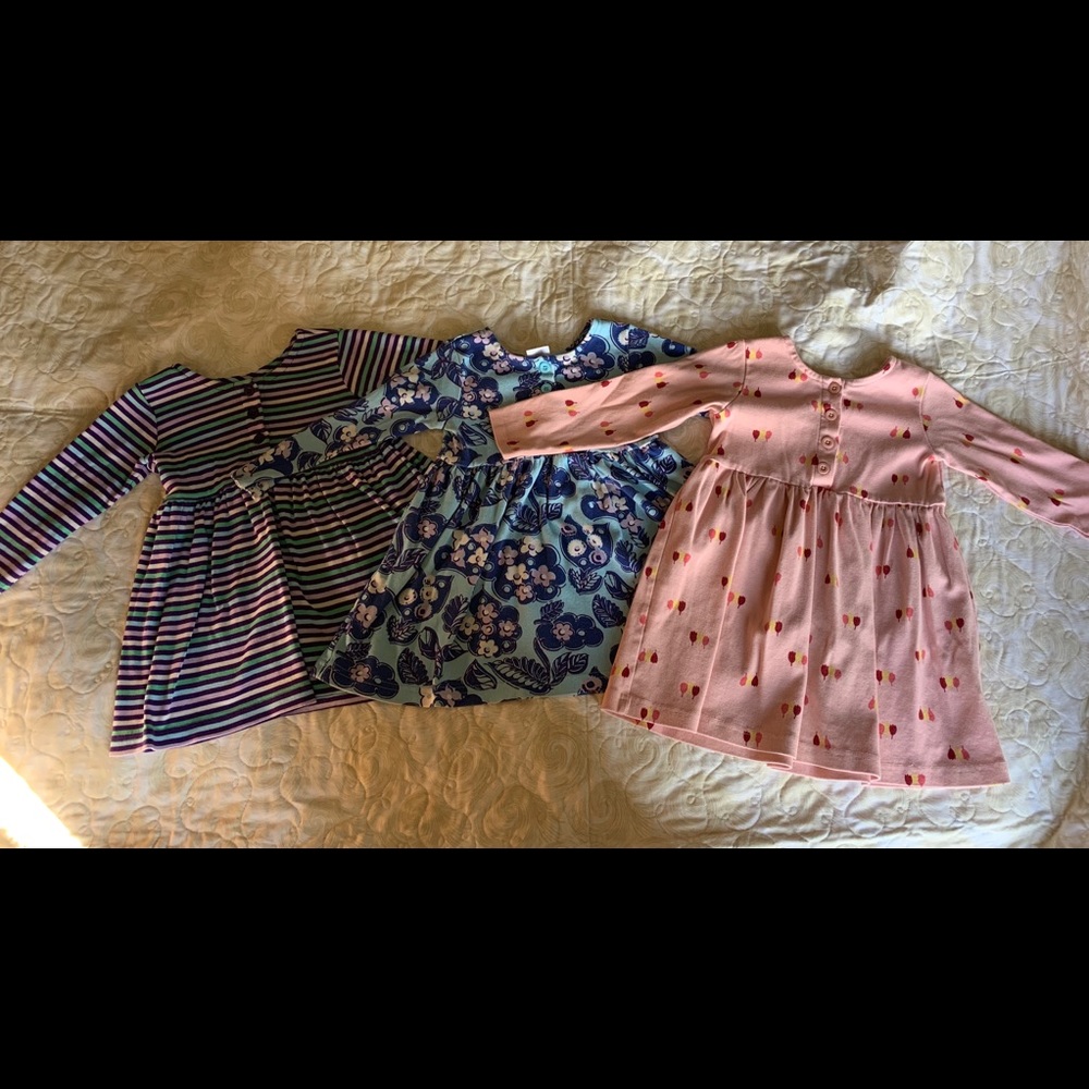 THREE Hanna Andersson play dresses